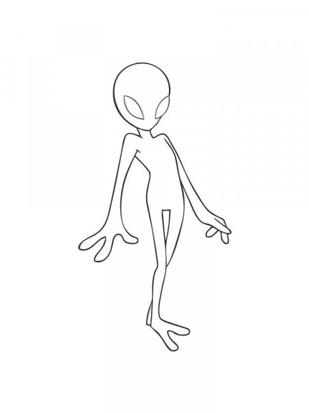 Aliens coloring pages