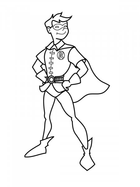 Batman And Robin Coloring Pages