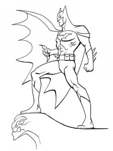 Batman coloring page 1 - Free printable