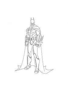 Batman coloring page 31 - Free printable