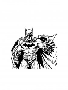 DC Comics Batman coloring page
