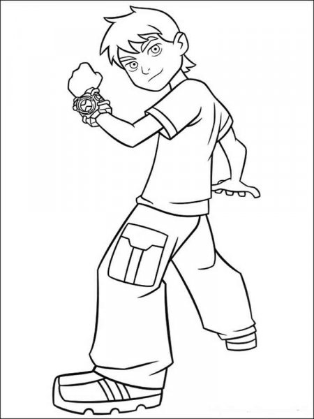 Ben 10 Ultimate Alien coloring pages