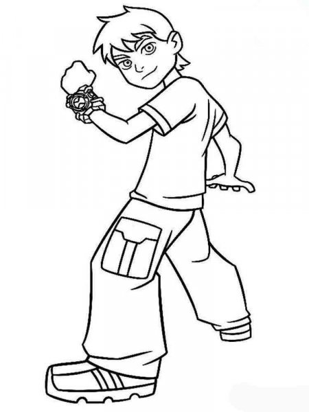 Ben 10 Coloring Pages