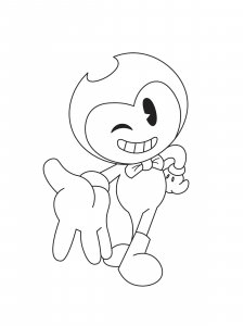Kind Bendy coloring page