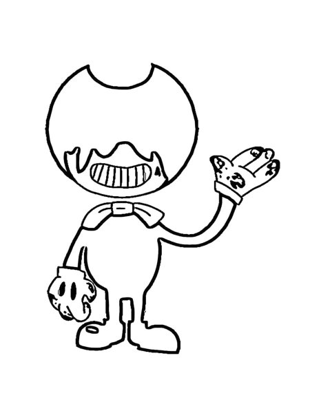 Bendy and the ink machine coloring pages