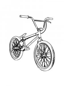 BMX coloring page 8 - Free printable