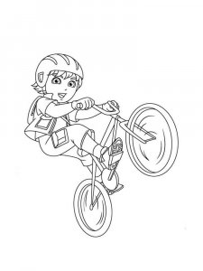 BMX coloring page 9 - Free printable