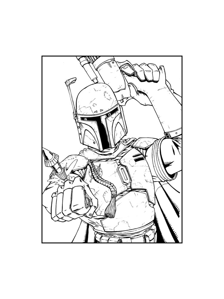 680 Coloring Pages Boba Fett  Best Free