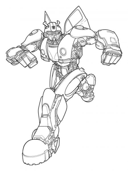 Bumblebee coloring pages