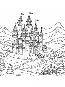 Coloring Pages Castle 84