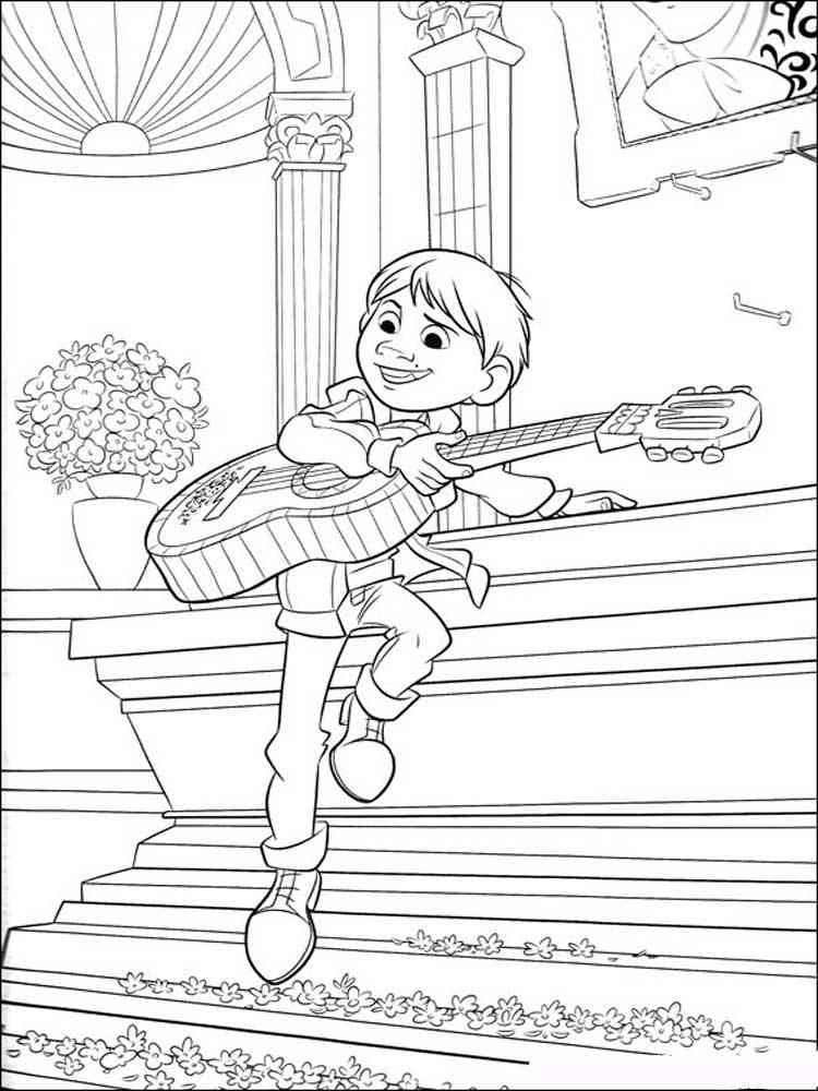 Free printable Coco coloring pages for Kids