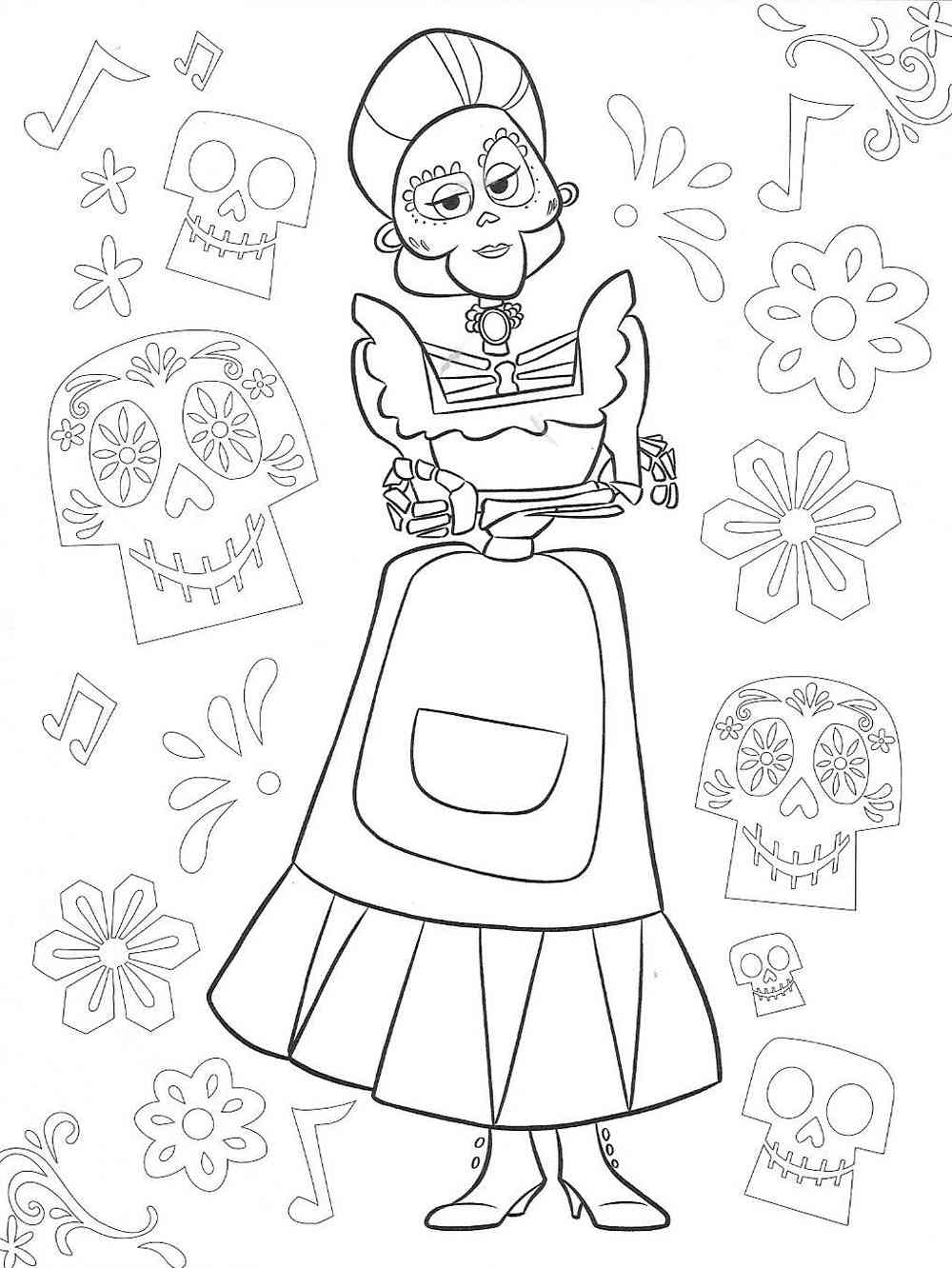 Free printable Coco coloring pages.