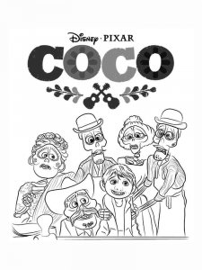 Coco coloring page 28 - Free printable
