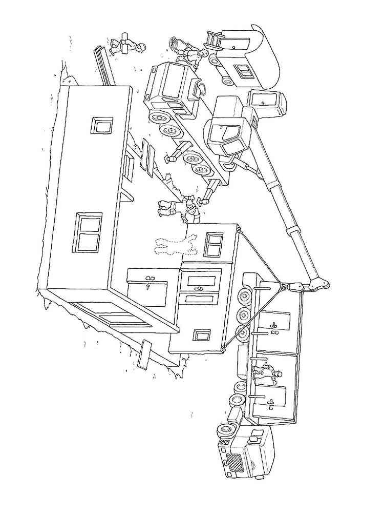 Construction Site Coloring Pages Free Printable Construction Site 