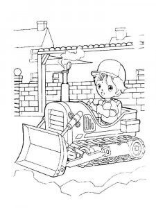 Construction site coloring page 14 - Free printable