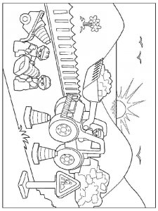Construction site coloring page 5 - Free printable