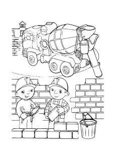 Construction site coloring page 7 - Free printable