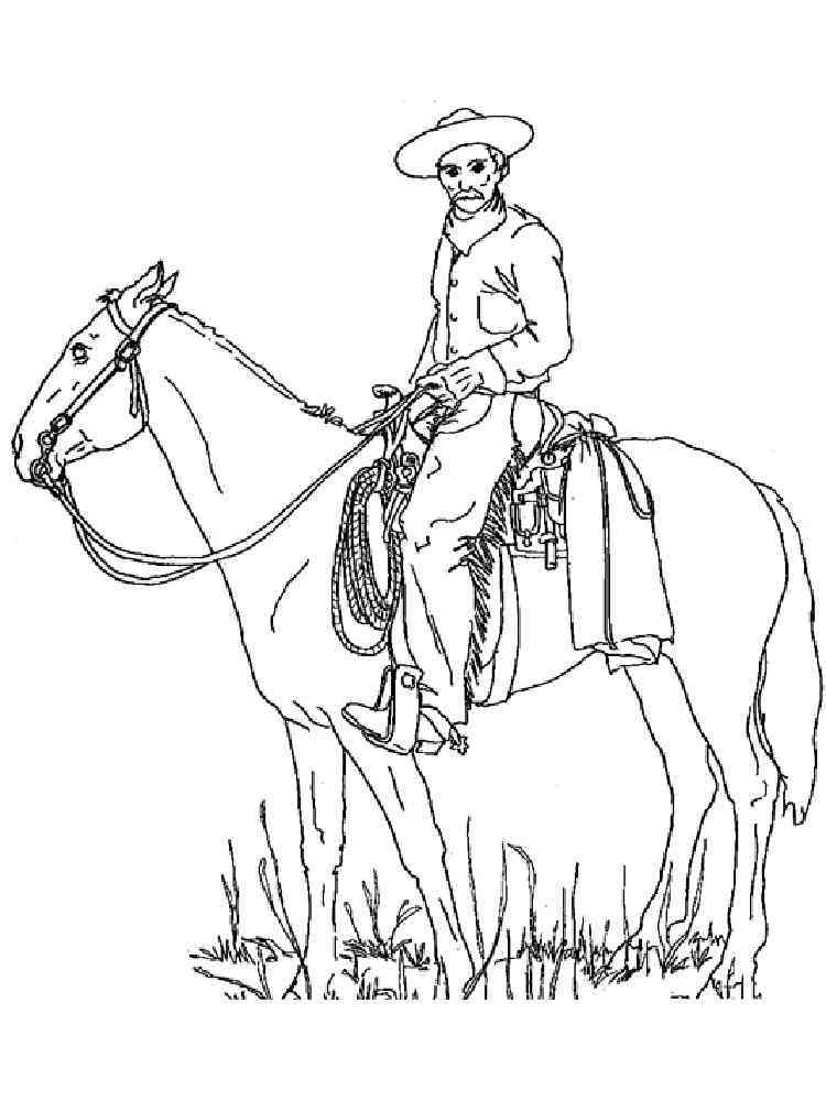 Download Cowboy coloring pages. Free Printable Cowboy coloring pages.