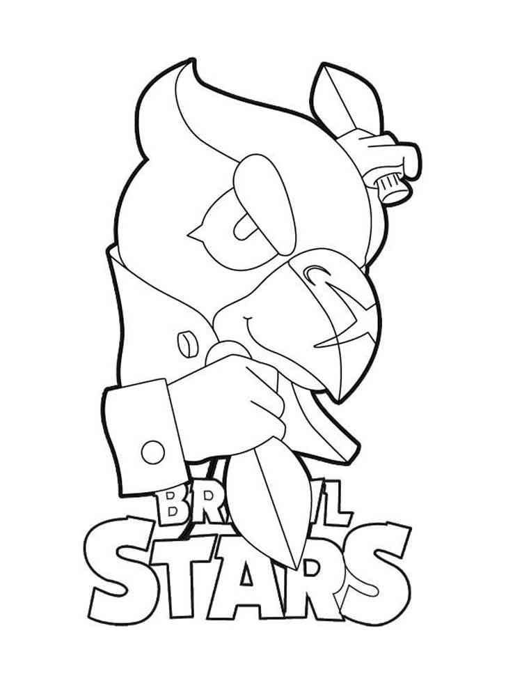 Free Brawl Stars Crow Coloring Pages Download And Print Brawl Stars Crow Coloring Pages - brawl star falcon crow
