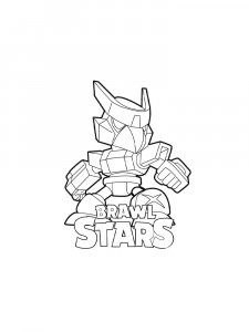 Mecha Crow coloring page