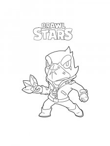 Brawler Crow coloring page