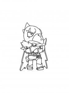 Bone Crow coloring page