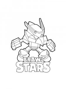 Golden Mecha Crow coloring page