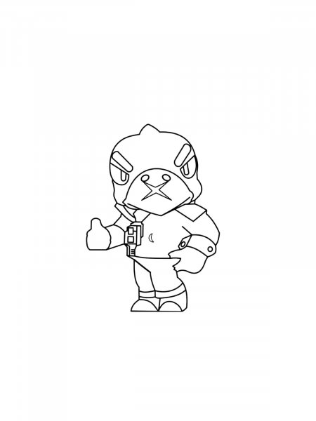 Crow Brawl Stars coloring pages