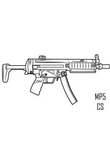 CS GO coloring page 16 - Free printable