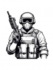 Cs Go Coloring Pages 26
