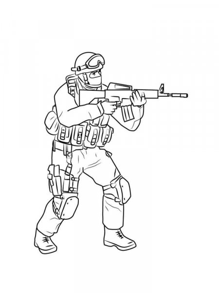 CS GO coloring pages