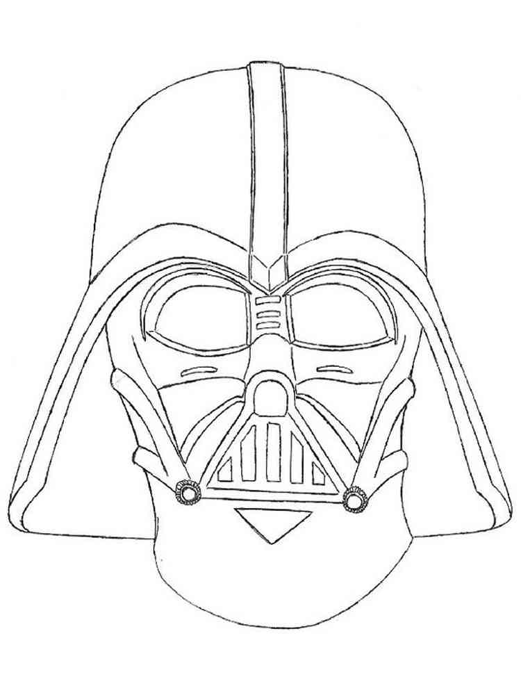 Darth Vader coloring pages. Free Printable Darth Vader ...