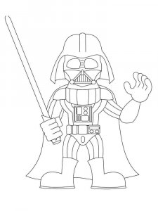 Darth Vader coloring page 16 - Free printable