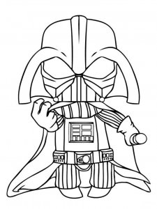 Darth Vader coloring page 18 - Free printable