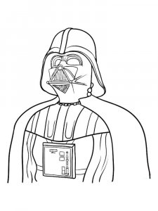 Darth Vader coloring page 20 - Free printable
