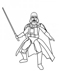 Darth Vader coloring page 21 - Free printable