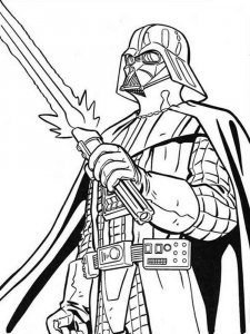 Darth Vader coloring page 10 - Free printable