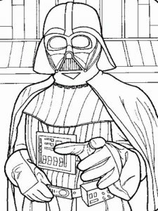 Darth Vader coloring page 5 - Free printable