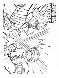 Darth Vader coloring page 9 - Free printable