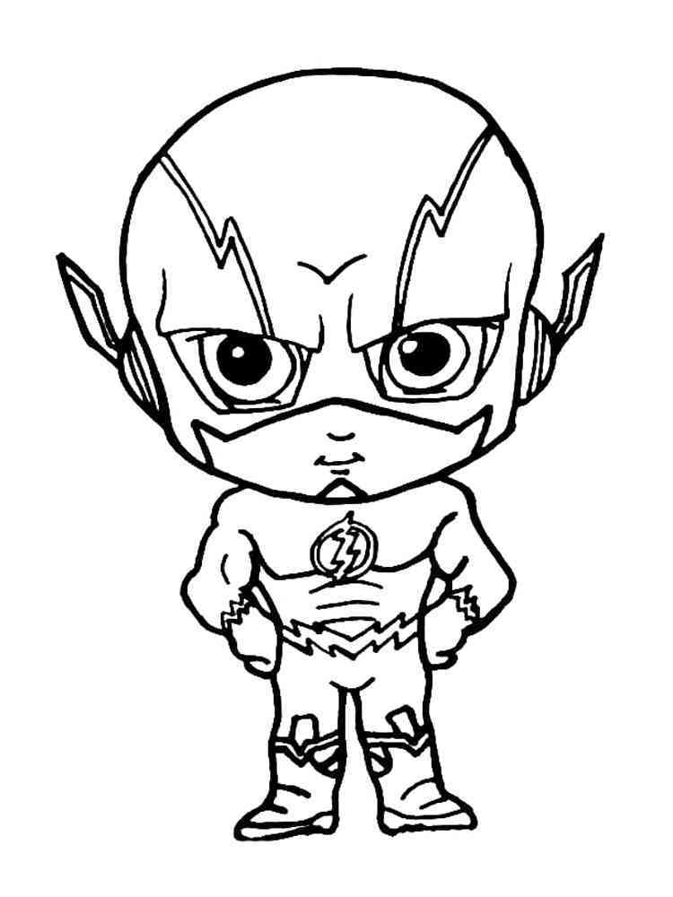 flash logo coloring pages