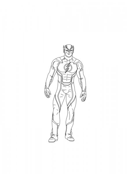 Flash Coloring Pages