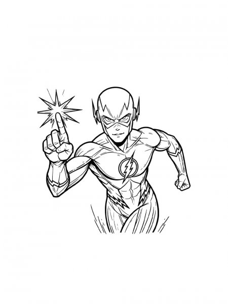 Flash coloring pages