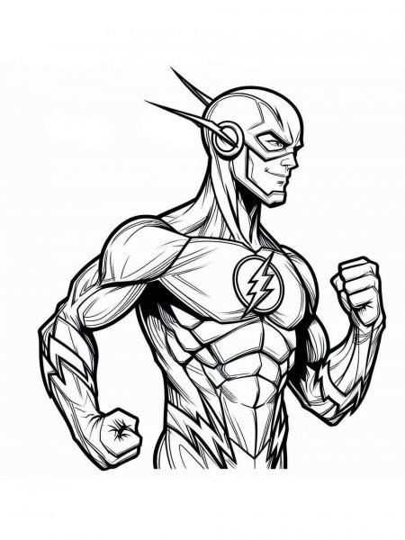 Flash coloring pages