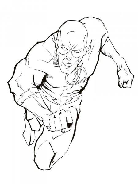 Flash coloring pages