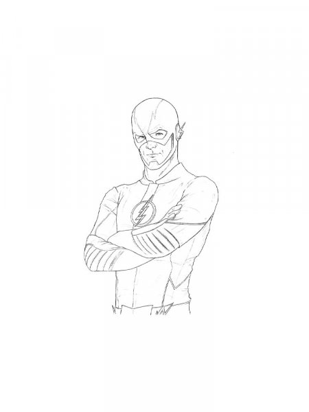 Flash coloring pages