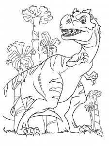 Dinosaur coloring page 13 - Free printable