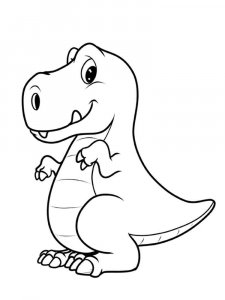 Dinosaur coloring page 15 - Free printable