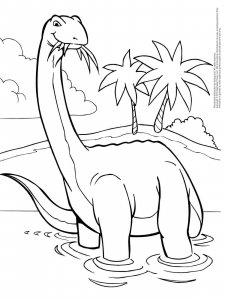 Dinosaur coloring page 19 - Free printable