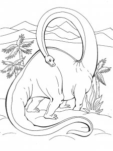 Dinosaur coloring page 25 - Free printable