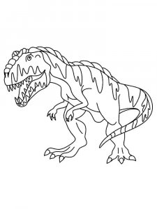Dinosaur coloring page 27 - Free printable
